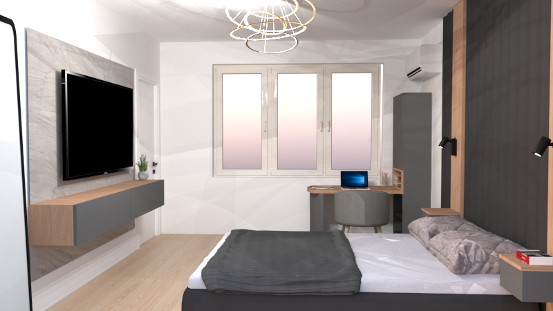 Проект „Графитен комфорт и дъб" — снимка 3