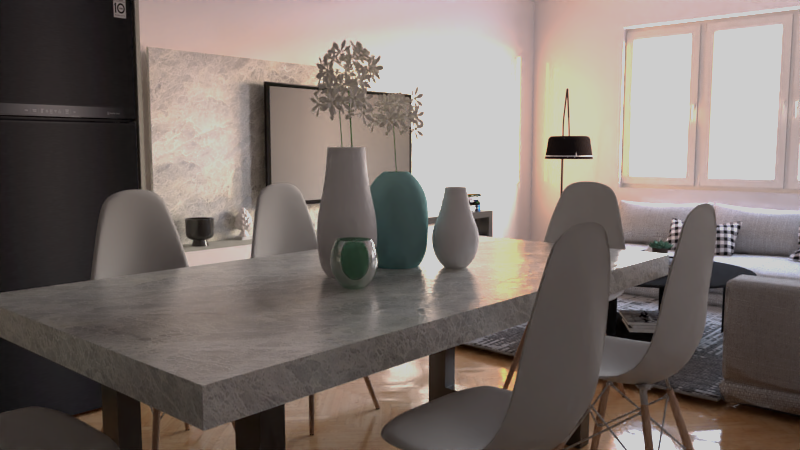 Проект „Мраморен минимализъм и тюркоаз"