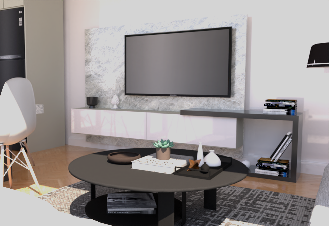 Проект „Мраморен минимализъм и тюркоаз" — снимка 2