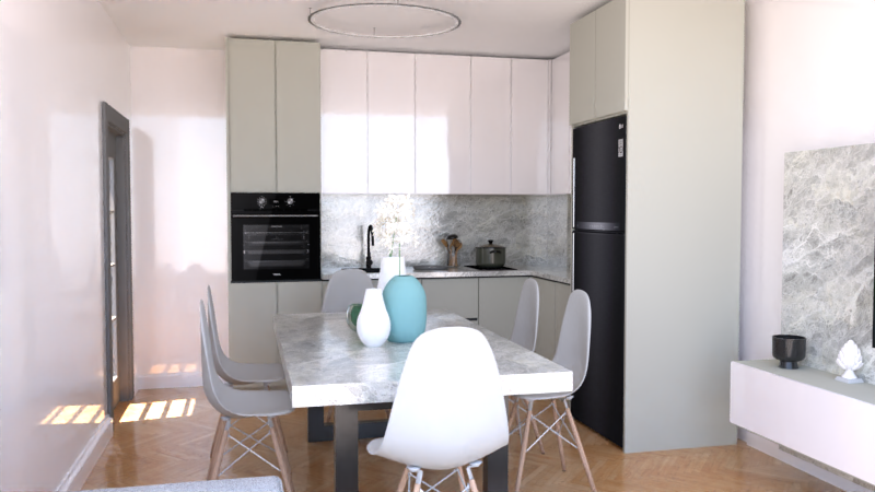 Проект „Мраморен минимализъм и тюркоаз" — снимка 4